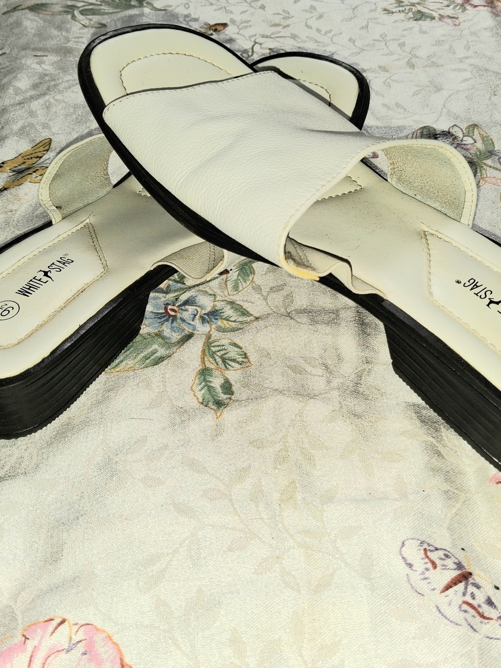 White Stag White Slip-On Sandals